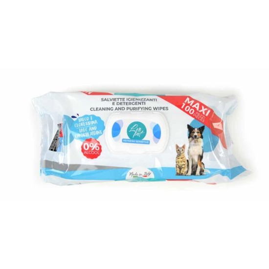 Picture of Leopet Baby Powder & Chlorhexidine Wipes for Dogs & Cats